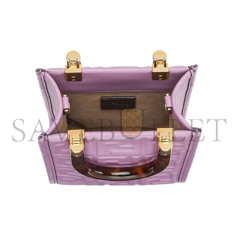 F**di logo leather mini bag 8bs051amcif1jco (18*13*6.5m)